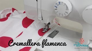 Cómo coser la cremallera de tu traje de flamenca [upl. by Wolford]