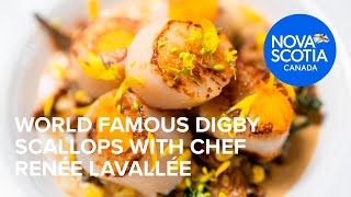 World Famous Digby Scallops with Chef Renée Lavallée and Chef Dale Nichols [upl. by Evangelia]