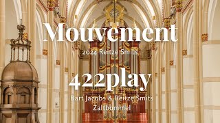 Mouvement  Reitze Smits amp Bart Jacobs Organ duo 422play [upl. by Ahiel81]