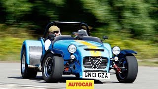 Caterham 620R slays Volkswagen Golf GTI  Caterhams fastest ever road car tested [upl. by Annahsal189]