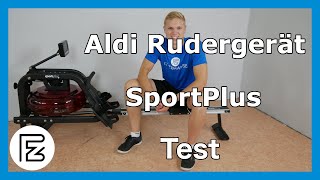 Aldi Rudergerät 2019  Wie gut ist das Wasser Rudergerät von Sportplus [upl. by Haliak]