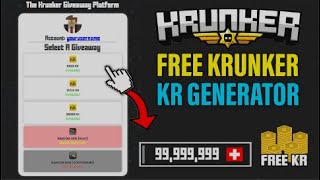 HOW TO GET FREE KR in Krunker UPDATED [upl. by Einneb]