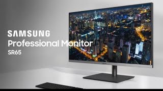 Samsung Business S24R650FDN SR650 Series 24 inch IPS 1080p 75Hz Computer Monitor [upl. by Aved250]