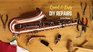 Quick amp Easy DIY Sax Repairs [upl. by Norag]