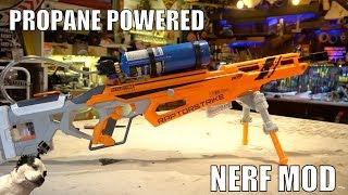 Propane Powered Nerf Blaster [upl. by Tterrab]