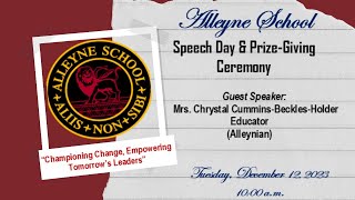 Alleyne School Speech Day amp PrizeGiving Ceremony 2023 [upl. by Lednahs]