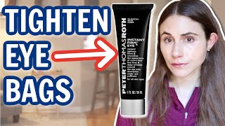 HOW TO TIGHTEN UNDER EYE SKIN  DERMATOLOGIST DrDrayzday [upl. by Dick]