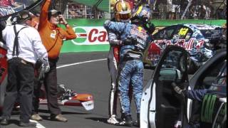 Craig Lowndes amp Warren Luff 2014 Bathurst crash aftermath [upl. by Bora206]