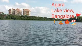 Agara Lake View HSR Layout Bangalore 🚩♥️🍁🚶🏡TheWalkersPOV [upl. by Aseiram80]