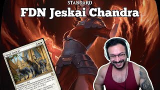 CRACKED Cat Cloning Combo  FDN Jeskai Chandra  Foundations Standard Bo3  MTG Arena [upl. by Kipp]