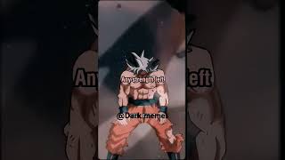 Goku Ultra instinct 🗣️ goku anime dragonballsuper [upl. by Fullerton]