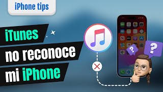 👉iTunes no reconoce mi iPhone  SOLUCIÓN 2024 [upl. by Anitreb]