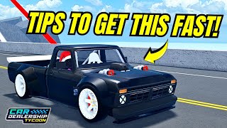 🔥HOW TO GET MORE DRIFT POINTS in Car Dealership Tycoon cardealershiptycoon [upl. by Repohtsirhc571]