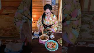 おでん washoku food japan simpleenglish simplejapanese japantravel kimono subscribe thanks 💗 [upl. by Ahsyla]