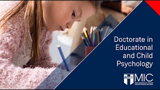 Professional Doctorate in Educational amp Child Psychology [upl. by Nickerson]