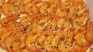 Langostinos al Horno 36  Baked Prawns [upl. by Efinnej834]