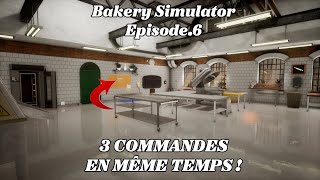 ON DOIT FAIRE 3 COMMANDES DANS LA MÊME JOURNÉE  Bakery Simulator [upl. by Atirrehs]