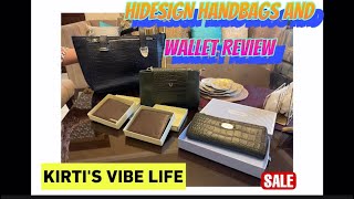 HIDESIGN HANDBAGS AND WALLET REVIEW  VLOG 35  KIRTI’S VIBE LIFE [upl. by Tolliver248]