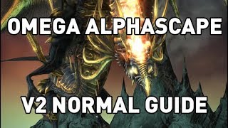 FFXIV Omega Alphascape V2 NORMAL Guide [upl. by Alby]