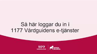 Logga in i 1177 Vårdguiden etjänster [upl. by Barthel]