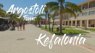 Argostoli Town Kefalonia walking tour [upl. by Llerral]