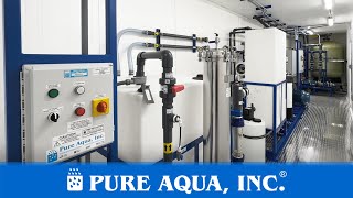 Sistema de ósmosis inversa de agua de mar en contenedores  Canadá  32000 GPD  espureaquacom [upl. by Pacorro]