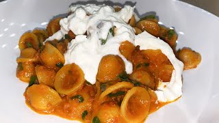 PASTA CON CREMA DI POMODORINI SECCHI RUCOLA E BURRATA [upl. by Noivart]