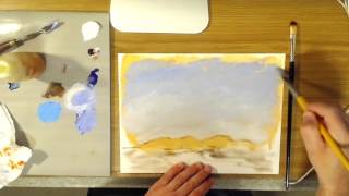 Oil Painting Demo Painting Skies [upl. by Auhsohey]