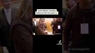 Justin Bieber is meeting Hailey for the first time 🥰 song music rap pdiddy justinbieber diddy [upl. by Ardisi]