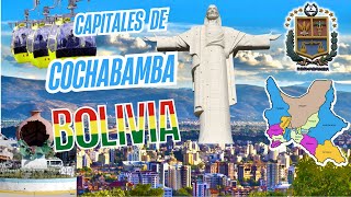 ¿Cuáles son las Provincias y Capitales de Cochabamba  Bolivia 🇧🇴  Geografia [upl. by Letram]