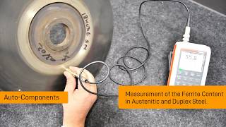 FERITSCOPE® FMP30 Measurement of the Ferrite Content in Austenitic and Duplex Steel FerriteTesting [upl. by Ecidnak517]