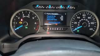 2016 Ford F150  Oil Light Reset [upl. by Nnairek]