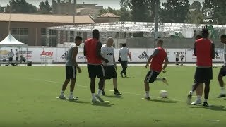 Romelu Lukakus First Training Session With Manchester United  Tour 2017 [upl. by Eboj]