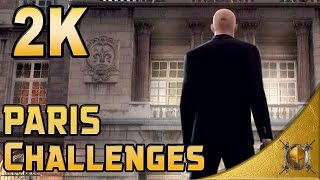 HITMAN  PARIS  The Showstopper  All Challenges  Walkthrough 1440p 60fps [upl. by Gairc551]