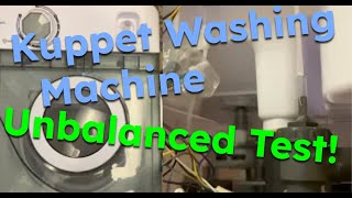 Kuppet Portable Washing Machine Unbalanced Test [upl. by Arny453]