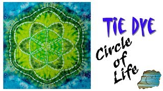 How to Tie Dye Circle of Life Ice Dyed [upl. by Gilcrest168]