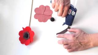 DIY  Felt Flowers  Video Tutorial [upl. by Sugihara87]