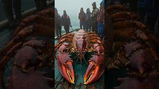 Encounter with the Majestic Alaskan Lobster fishingdiscoveries oceanicmysteries shortvideo [upl. by Wheelwright]