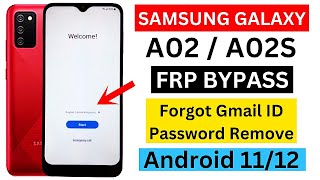 Samsung A02A02s FRP Bypass Without PC  2024 New Method  Android 1112 Google Account Unlock [upl. by Fen640]