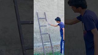 ladder illusion  MrWassi  zach king ladder video editing [upl. by Justina]