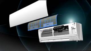 Mitsubishi Deluxe Wall Mounted MSZFH Ductless With 3D ISEE Sensor [upl. by Solhcin556]