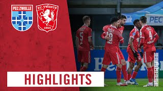 HIGHLIGHTS  PEC Zwolle  FC Twente 18122021 [upl. by Eserehs]