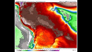 PREVISÃO DE FORMAÇÃO DE CORREDOR DE ÚMIDADE MUITA CHUVA NOS PRÓXIMOS 15 DIAS NO BRASIL [upl. by Utta201]