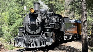 Durango amp Silverton  Cascade Canyon Express  June 27 2024 [upl. by Drahsir]