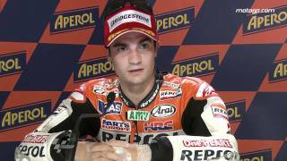 Dani Pedrosa interview after the Misano GP [upl. by Illona541]