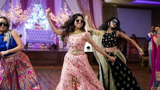 AMAZING SISTERS amp FAMILY BOLLYWOOD DANCE  INDIAN WEDDING RECEPTION SANGEET ShivShwetKiShaadi [upl. by Converse]