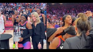 WNBA All Stars vs Team USA 2024 Game From Fan View Recap [upl. by Lundt583]