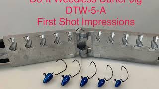 DoIt Weedless Darter Jig DTW5A First Shot Impressions [upl. by Anahcra]