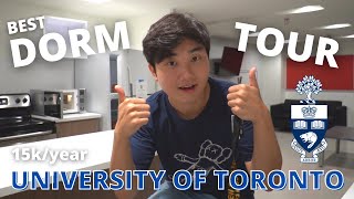 Tour of the BEST DORM ROOM at University of Toronto  UofT Dorm Tour [upl. by Eidnahs]