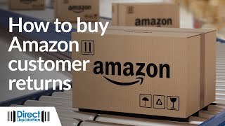 How to Buy Amazon Customer Returns Pallets Online [upl. by Akkeber]